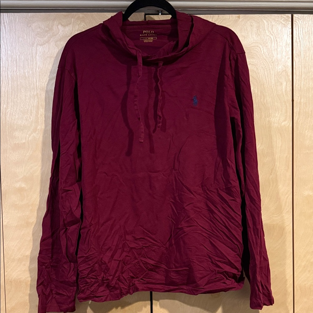 Polo by Ralph Lauren Men's Deep Red Hoodie